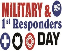 military and first responders day icon